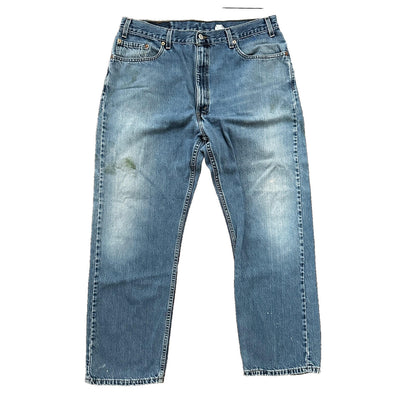 Levis 505 Vintage 90s Straight Leg XX USA Jeans 40x30 Med Wash Act 36x29