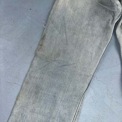 Levis 505 VTG 70s SS Redline Selvedge USA XX Jeans Light Wash Talon Act 29x34