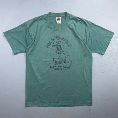 Sea Line Stomp 90s VTG T Shirt Nanaimo Canada Funny Cute Animal Graphic Cowboy