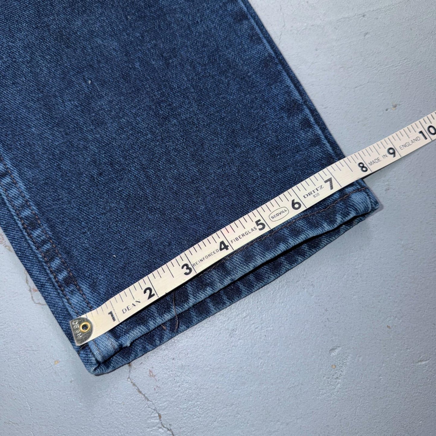 Lee Riders Eased Straight Leg Jeans Misses Size 12 Medium Dark Stone Wash NWT