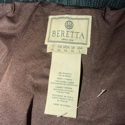 Beretta Techno Windshield Zip Up Sweaters Hunting Men's XL Green