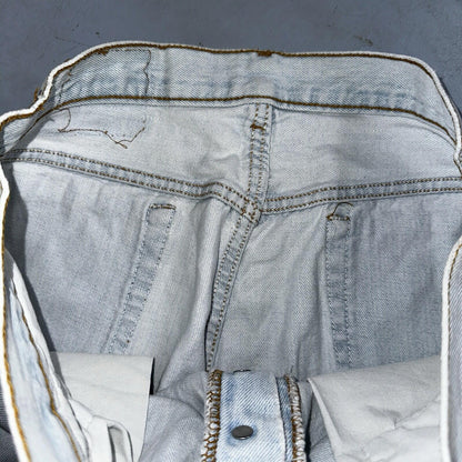 Levis 501 Vintage 90s USA XX Straight Leg Jeans 36x32 Light Wash Act 33x30