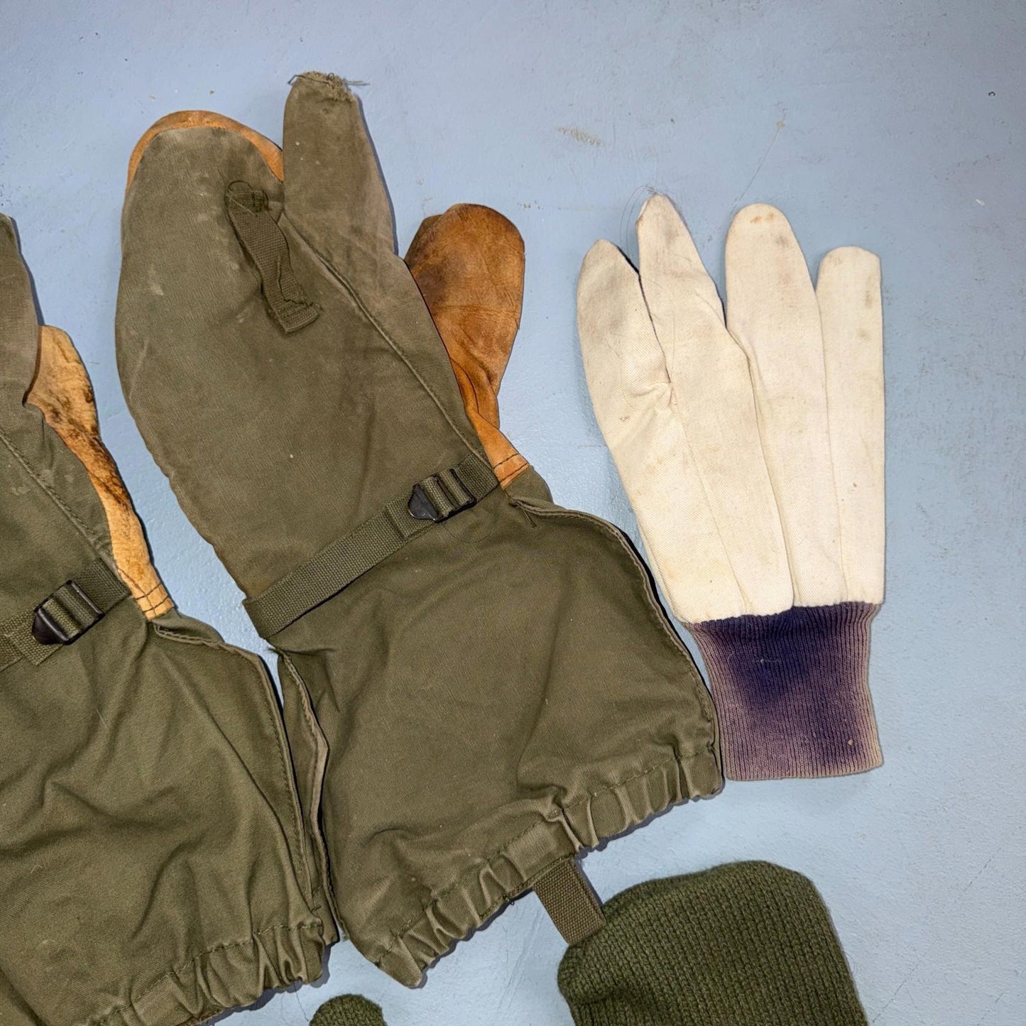 Mitten Shells Cold Weather Trigger Finger M-1951 Military Lot Collection Gloves
