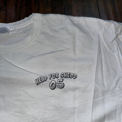 Head Funny Y2K 2005 VTG T Shirt Classic Antique Sports Cars Hot Girl USA Nascar