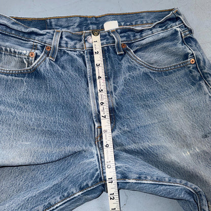 Levis 501 Vintage Y2K 90s XX Straight Leg Jeans Blue Light Wash 34x34 Act 31x30
