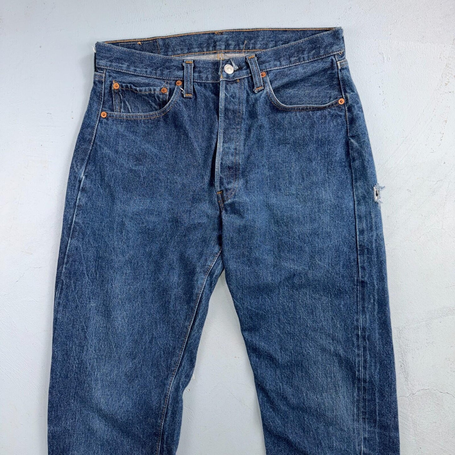 Levis 501 Vintage 80s Redline Selvedge USA XX Jeans Dark Wash 34x38 Act 31x34