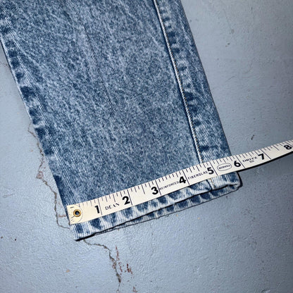 Vintage Y2K Faded Glory Jeans Womens 12 Light Blue Classic Fit USA 29x29 Skinny