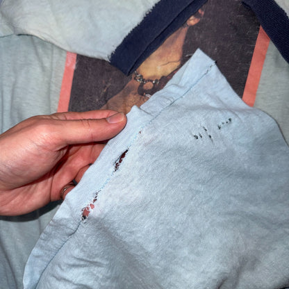 Vintage 1975 Paul Mcartney The Beatles Thrashed T Shirt 70s Photograph Art Band