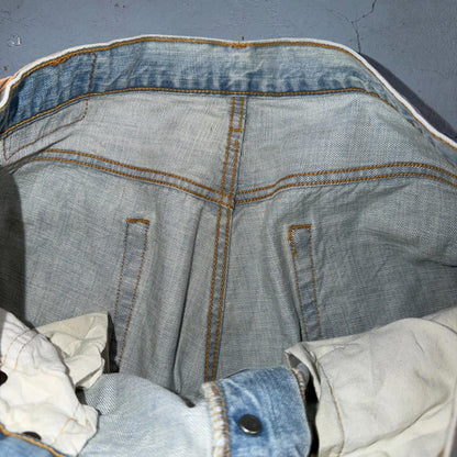Levis 501 Vintage Y2K 90s XX Straight Leg Jeans Blue Light Wash 34x32 Act 33x32