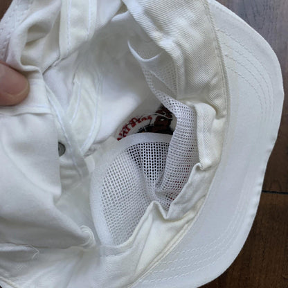 Hard Rock Cafe Vintage Hat Cap Snapback White Bike 90s Puerto Vallarta Cool