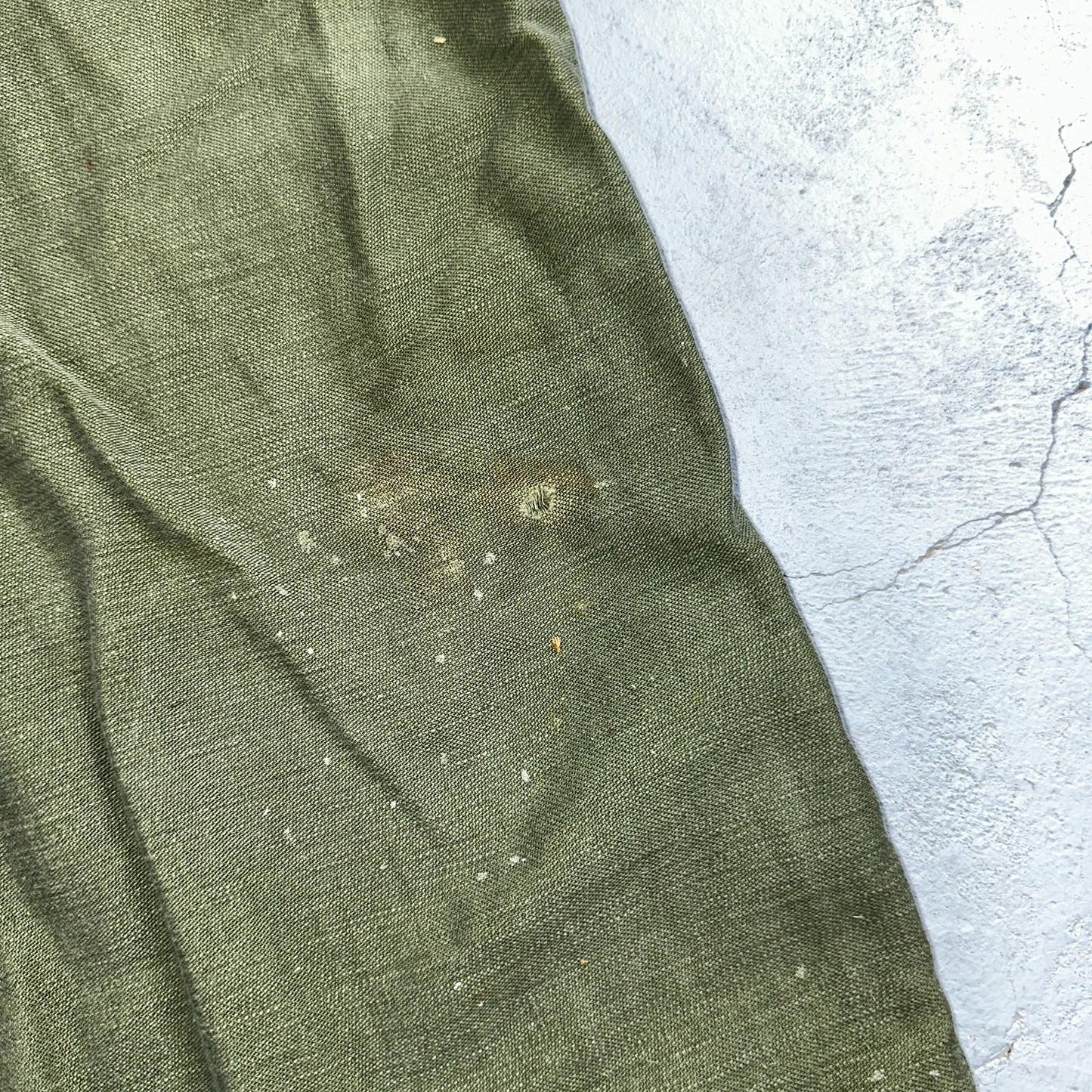 Vintage 1960s 70s Vietnam OG 107 Fatigue Pants 60s Button Fly 34x35 Act 33x26