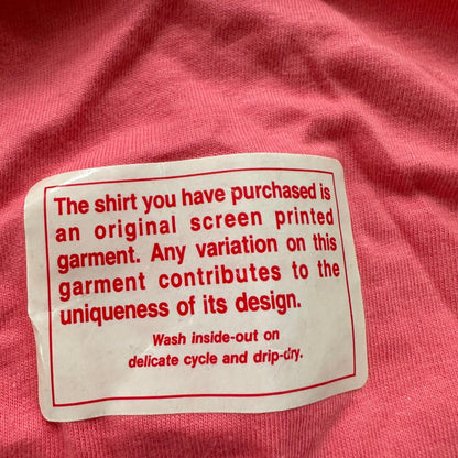 San Francisco Hanes 80s Vintage T Shirt Single Stitch Pink Train Move Funny