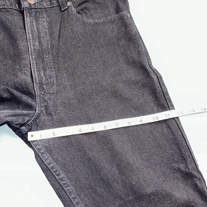 Levis 505 Vintage 90s USA Red Tab Jeans 36x30 Black Wash 1992 501 Act 36x29