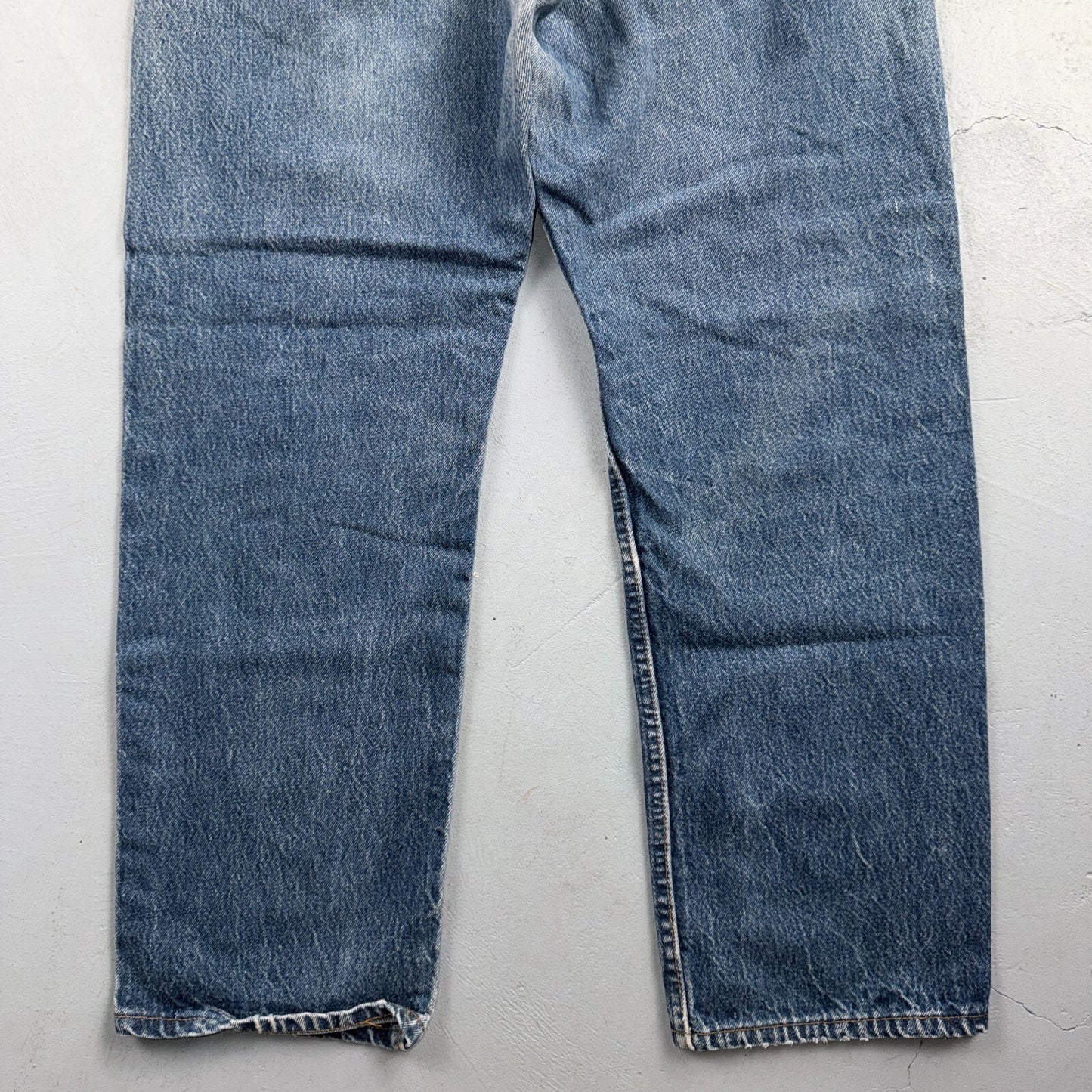 Levis 501 Vintage 80s USA XX Straight Leg Jeans Blue Med Wash 36x31 Act 33x26