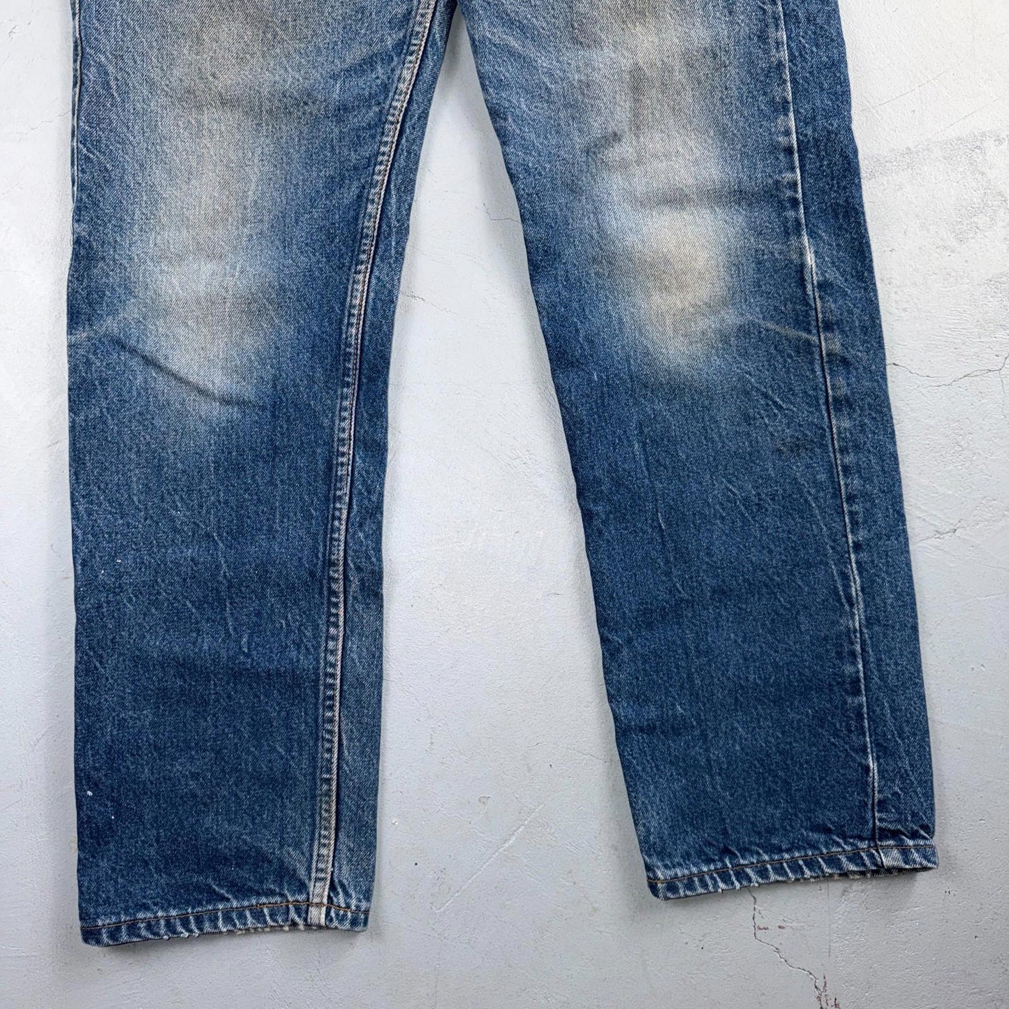 Levis 505 Vintage 80s USA Orange Tab Straight Blue Jeans Med Was 36x30 Act 34x29