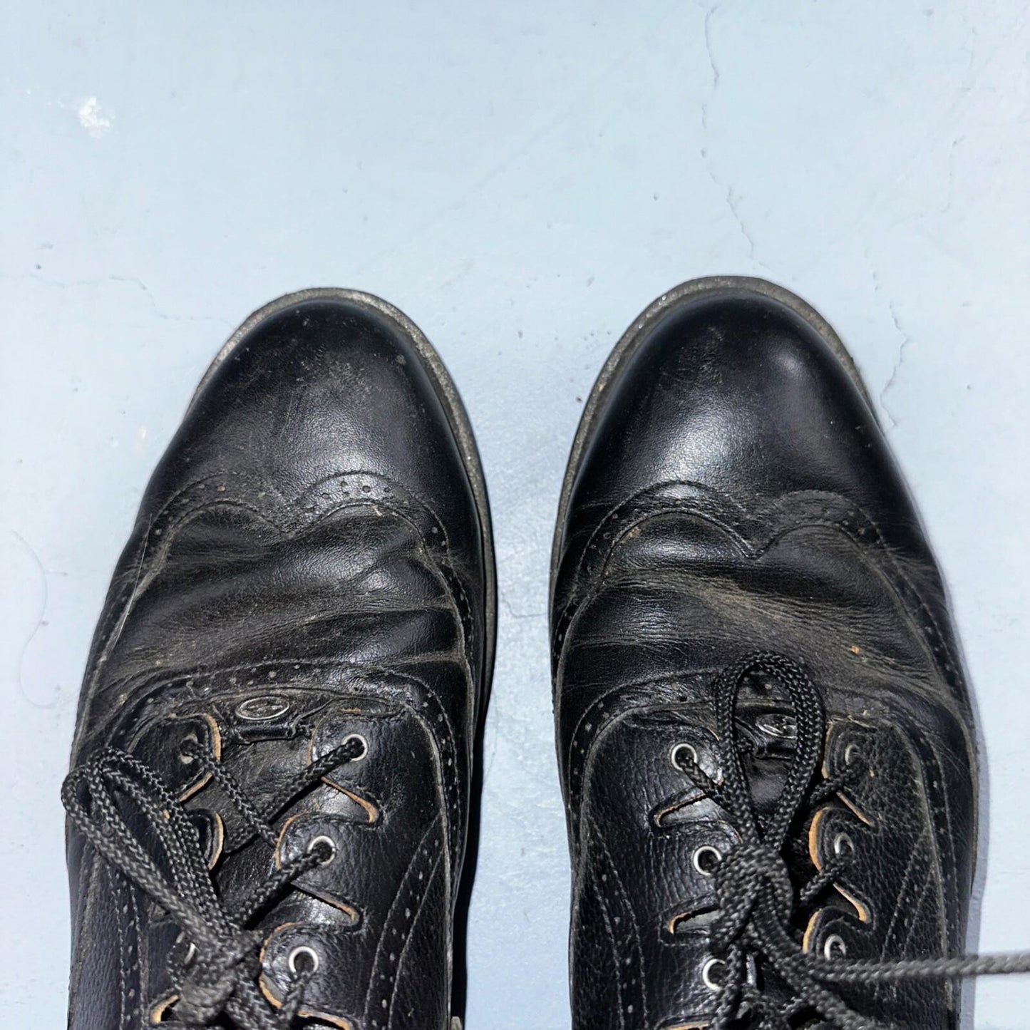 VTG Nike Kempshall Last Golf Shoes Mens 10 Black 90s 1998 Tiger Era Needs Clean