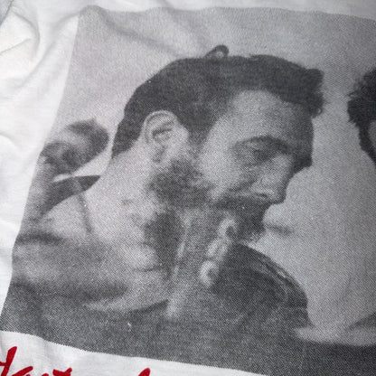 VTG Cuba Hasta La Victoria Siempre T Shirt Revolutionary Photo Graphic Tee RARE