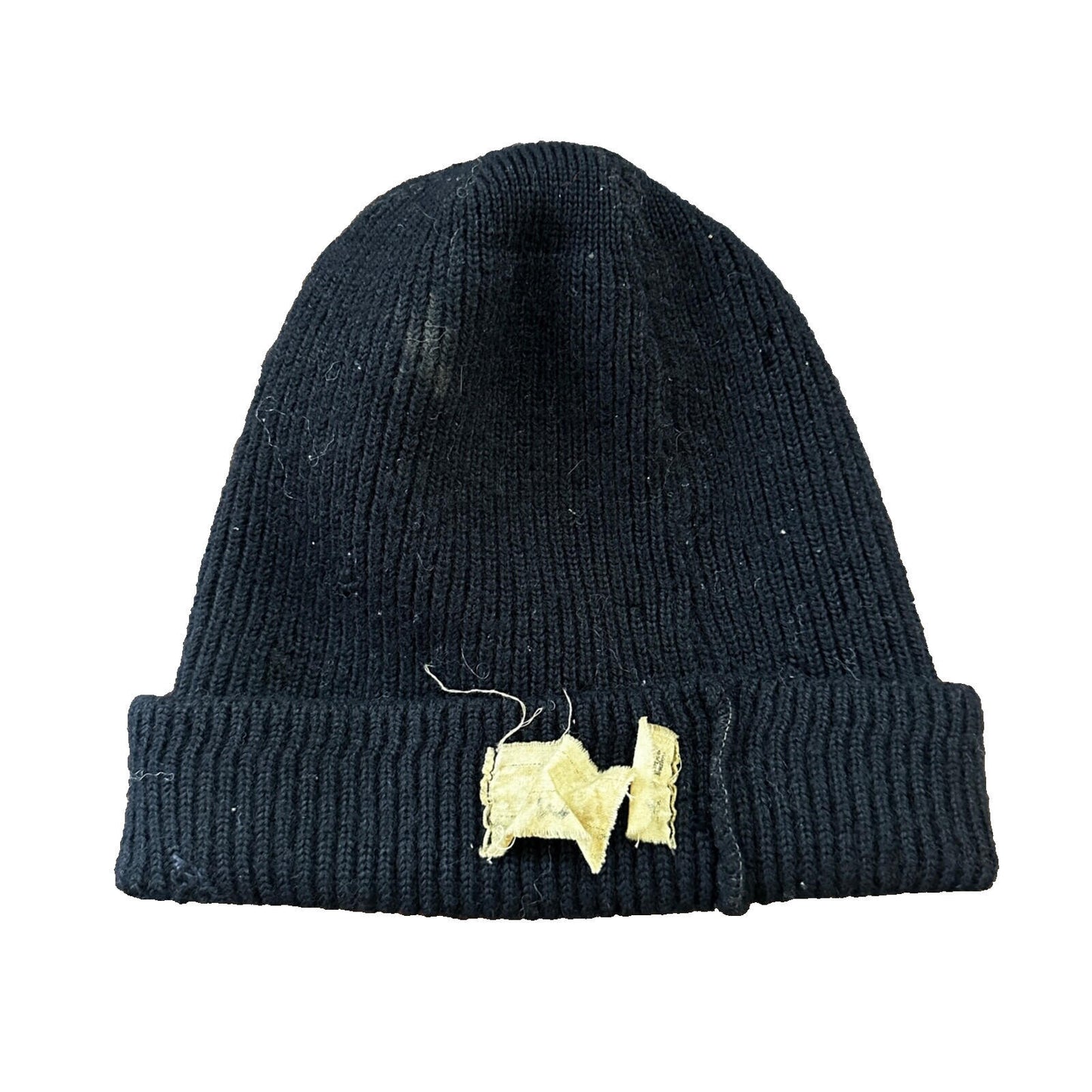VTG USN Watch Cap Hat Rare Navy 50s 1940s Military Beanie Winter Wool WWII 40s