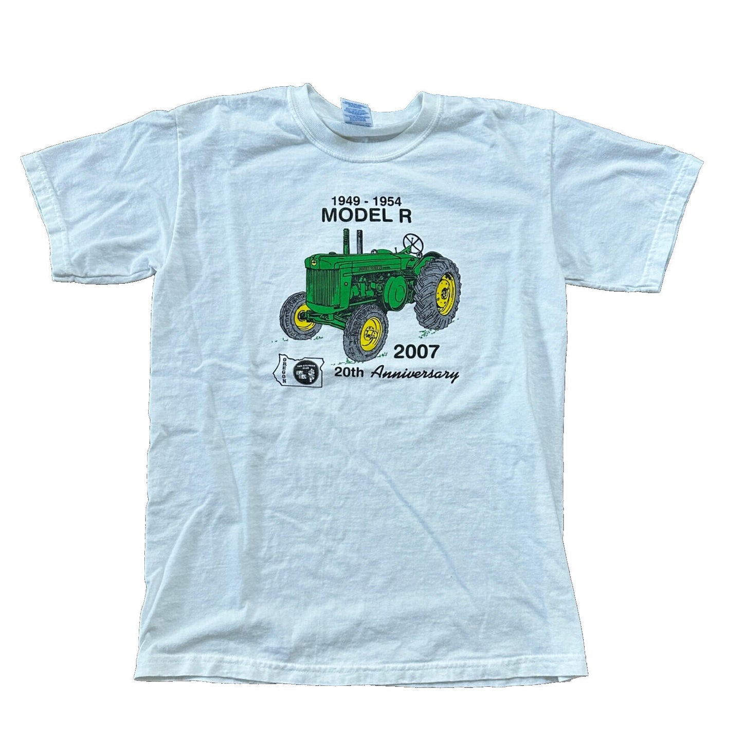 Oregon Model R John Deere Tractor VTG T Shirt Hillbilly Funny Farmer PDX 1950s