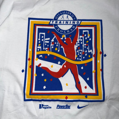 Nike Oneita VTG T Shirt Single Stitch Running Marathon Promo Oregon PDX Run