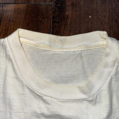 Nike Vintage T Shirt Mens Aqua Socks Swim Rare 90s Gray Tag Cut Rocket Blast