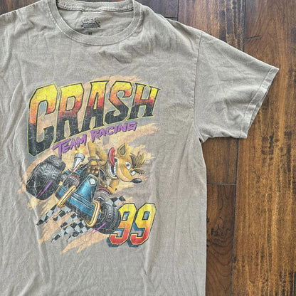 Crash Bandicoot N64 Vintage Style T Shirt Playstation Video Games Fun Nostalgia