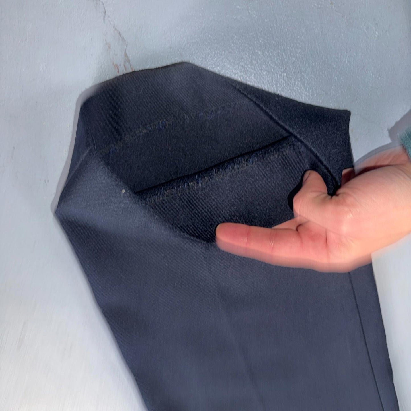 VTG 70s US West Navy Western Cowboy 33x30 Poly Rodeo Formal Slacks Pants Talon