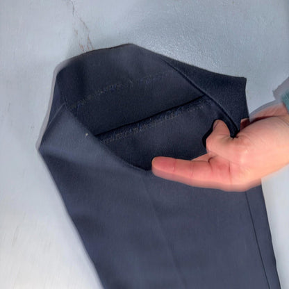 VTG 70s US West Navy Western Cowboy 33x30 Poly Rodeo Formal Slacks Pants Talon