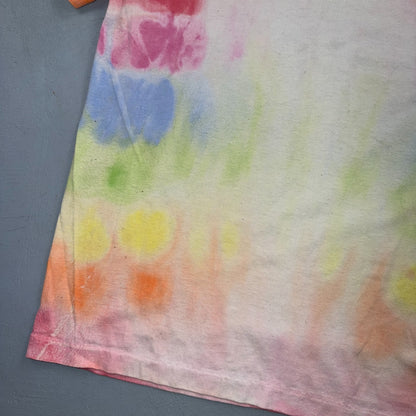 VTG 1993 A Midsummer Nights Dream Tie Dye Shirt Blue Parrot Theatre Shakespeare