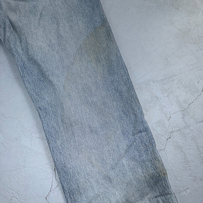 Levis 501 Vintage Y2K 90s XX Straight Leg Jeans Blue Light Wash 33x34 Act 32x32