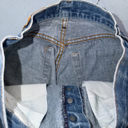 Levis 501 Vintage 80s USA XX Straight Leg Jeans Blue 26501 0159 30x31 Act 28x31