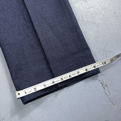 ORIGINAL WWII US ARMY M1944 WOOL COMBAT FIELD TROUSERS- SMALL 32 WAIST BLUE NAVY