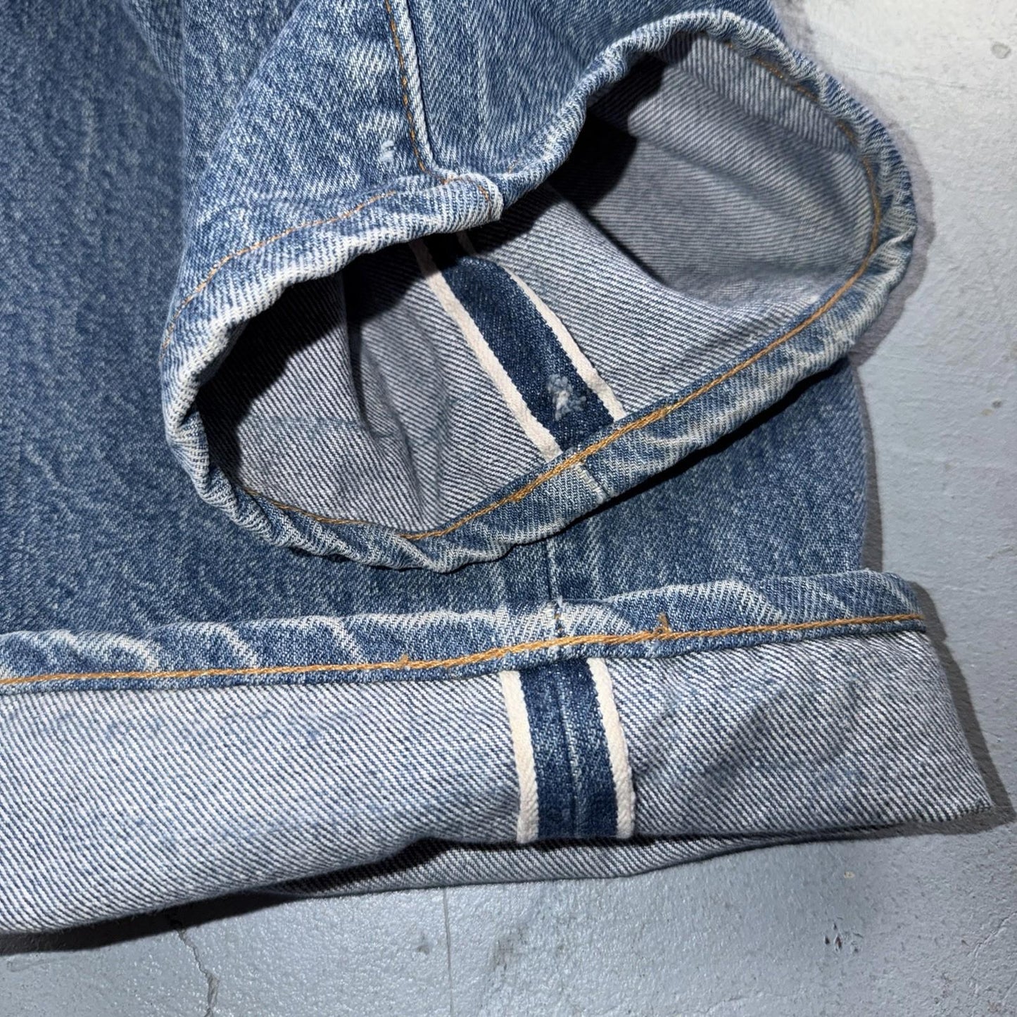Levis 501 Vintage 80s Redline Selvedge USA XX Jeans Light Wash 38x40 Act 36x29