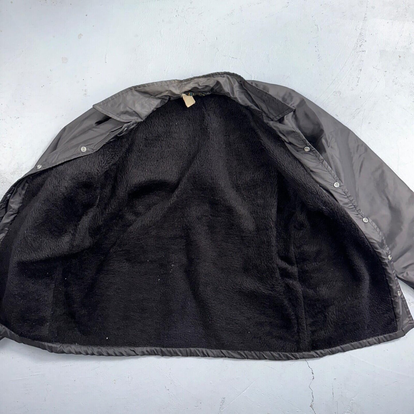 Champion Rare Vintage 70s Button Up Black Coach Windbreaker Lined Dallas Booster