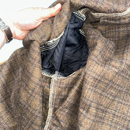 Carhartt VTG Detroit Jacket Men's Large Lined Blanket Workwear J97 CML Thrashed