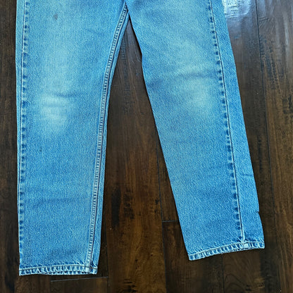 Vintage 80s Levis 505 Light Blue 70s Jeans USA Orange Tab 34x30 Act 31x29