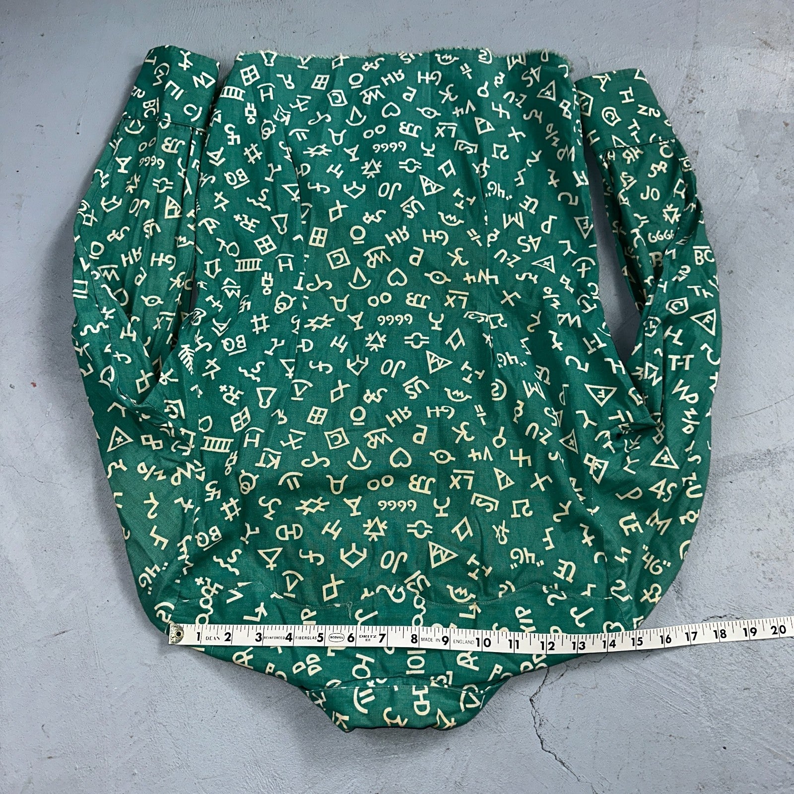 Levis 1950s Shorthorn Novelty Print Pearl Snap Sawtooth Shirt Rockabilly Western