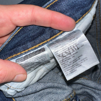 Levis 501 Y2K XX Straight Leg Jeans Blue VTG Dark Wash 40x32 Act 40x31