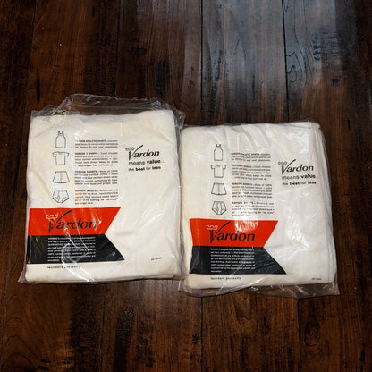 1960s Vardon Vintage White Blank T Shirt S Rockabilly Lot 6 Pack 60s 50s Hanes