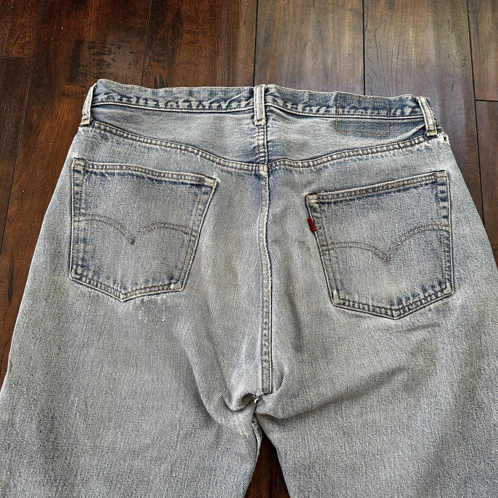 Levis VTG 70s SS Redline Selvedge USA 501 XX Jeans 66 80s 38x33 Act 34x27 CUT