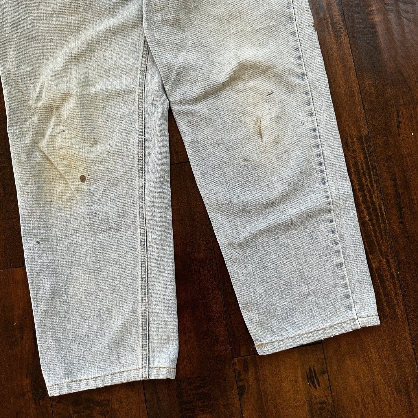 Vintage Calvin Klein Jeans Mens 34 Blue Stonewash 1990s USA 90s 31x27 Light