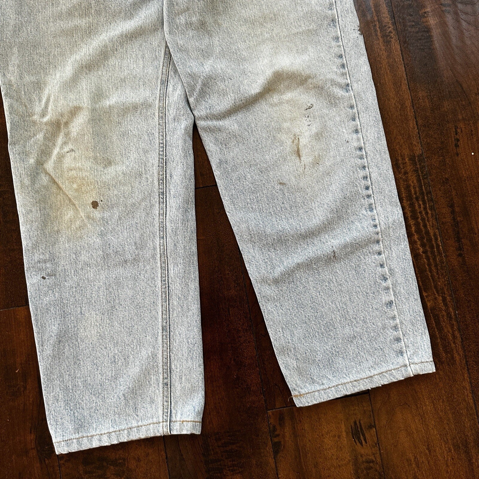 Vintage Calvin Klein Jeans Mens 34 Blue Stonewash 1990s USA 90s 31x27 Light