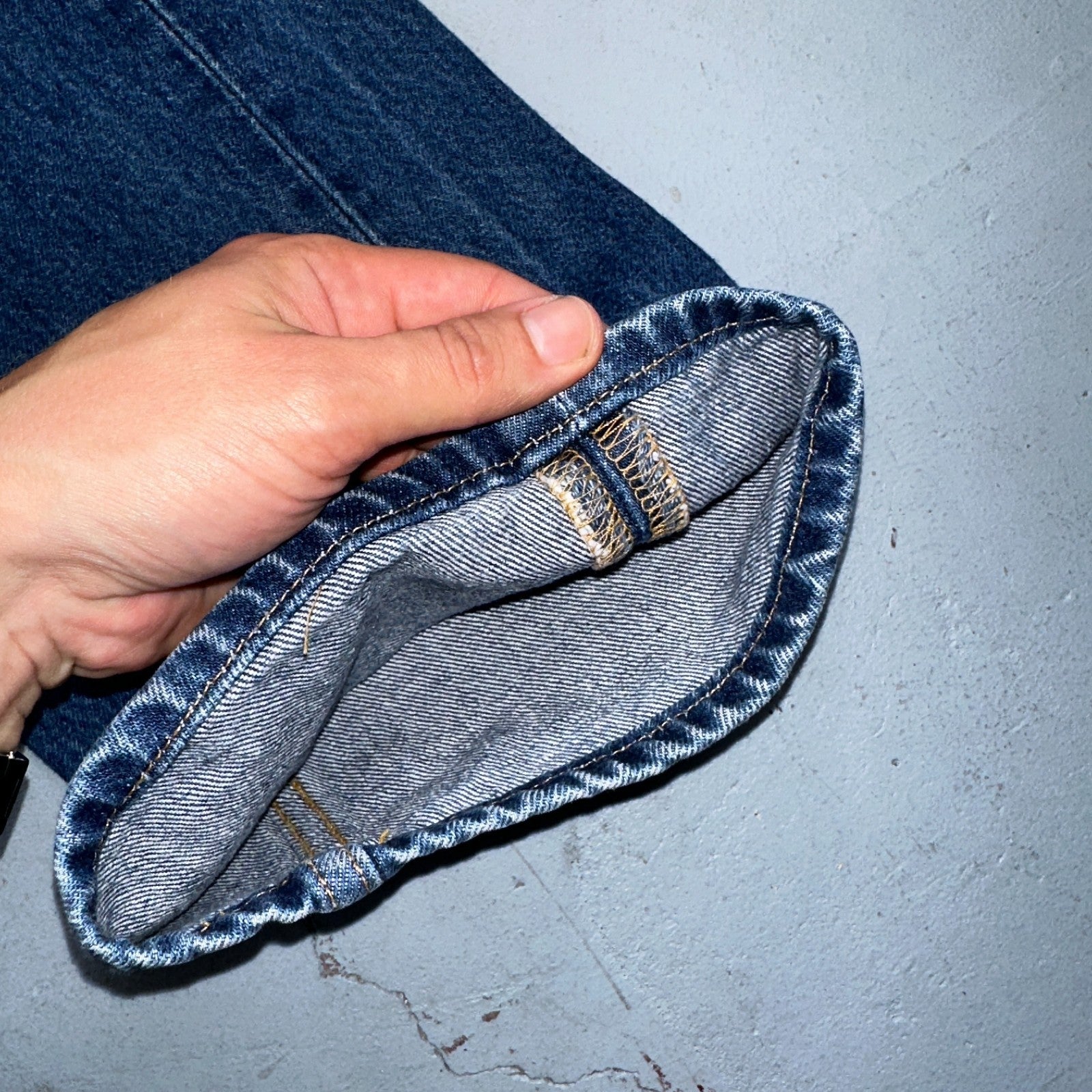 Levis 501 Vintage Y2K 90s XX Straight Leg Jeans Blue Med Wash 38x33 Act 36x29