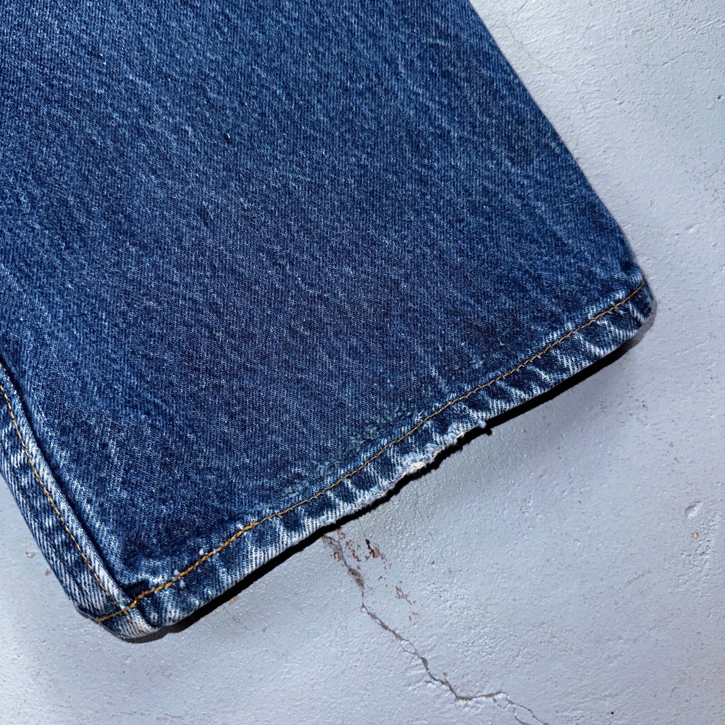 Levis 501 Vintage 90s USA XX Straight Leg Jeans Blue Med Wash 42x33 Act 37x29