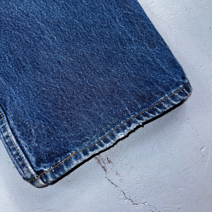 Levis 501 Vintage 90s USA XX Straight Leg Jeans Blue Med Wash 42x33 Act 37x29