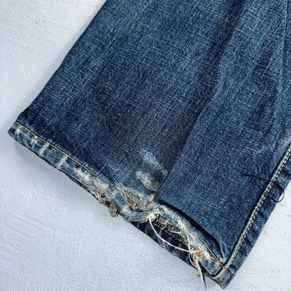 Levis 501 Vintage 90s XX Straight Leg Jeans Y2K Med Wash 34x34 Act 33x34