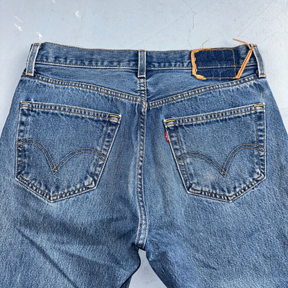 Levis 501 Vintage Y2K XX Straight Leg Jeans 90s Blue Med Wash 34x36 Act 31x31