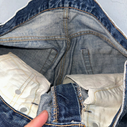 Vintage LEVIS 505 Jeans Big E 1960s Denim 28x28 USA 60s 501 502 Talon Zipper