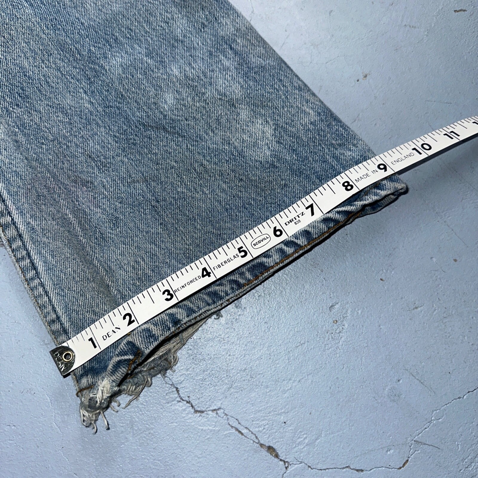 Levis 646 Vintage 70s USA Orange Tab Bootcut Flare Blue Bell Bottom Jeans 29x33