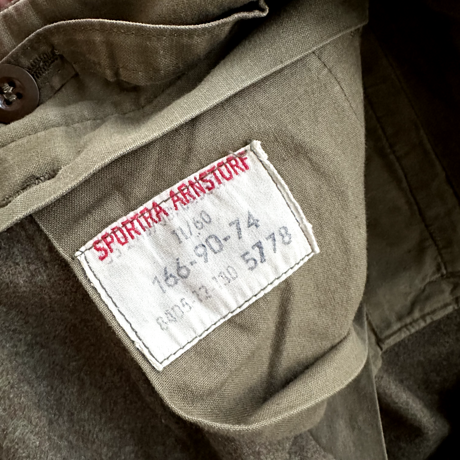 Vintage Sportra Arnstorf German Military Wool 60s 1960s Cargo p WWII Pants 33x28